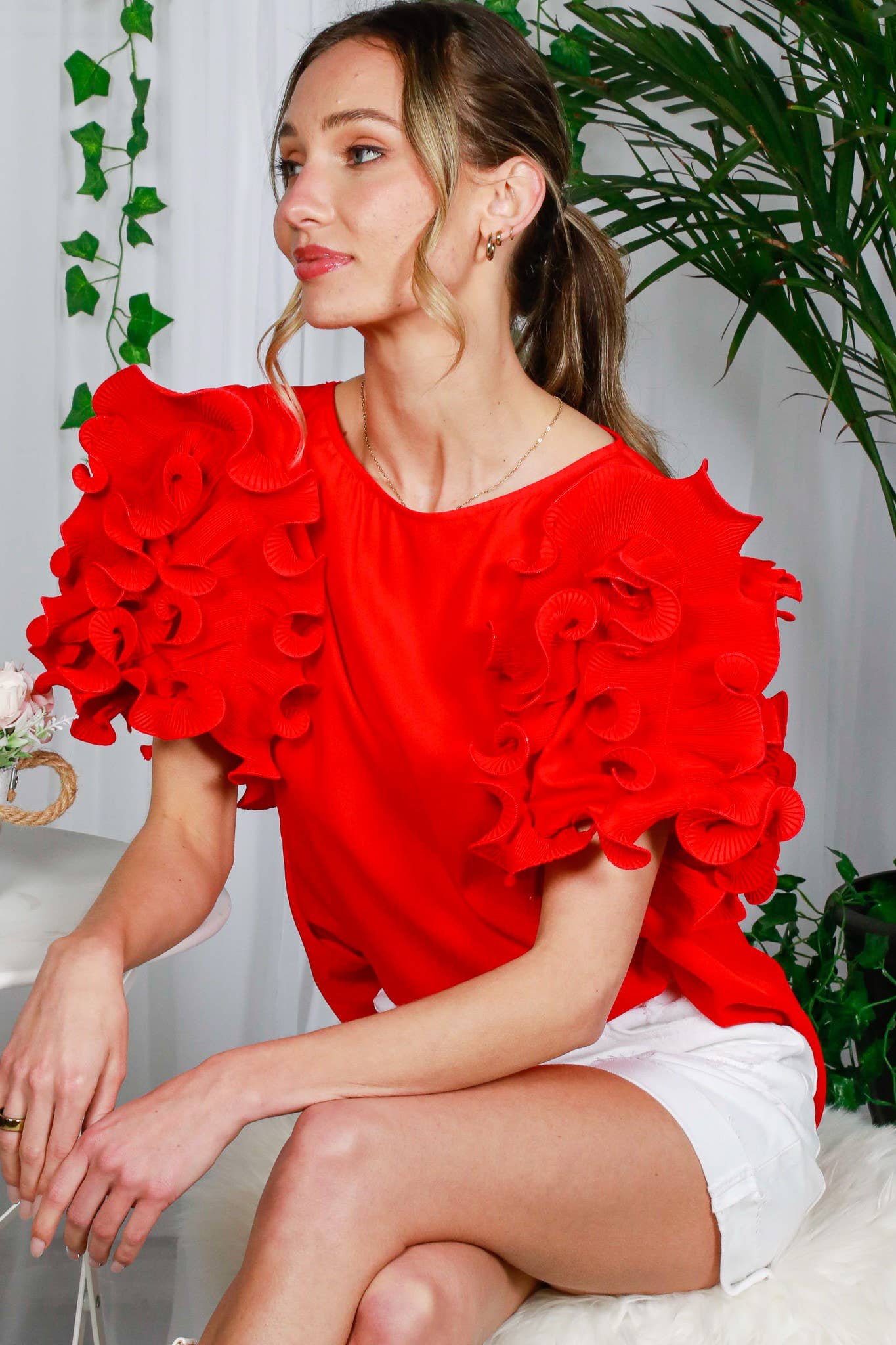 Enchanting Puff Sleeve Blouse
