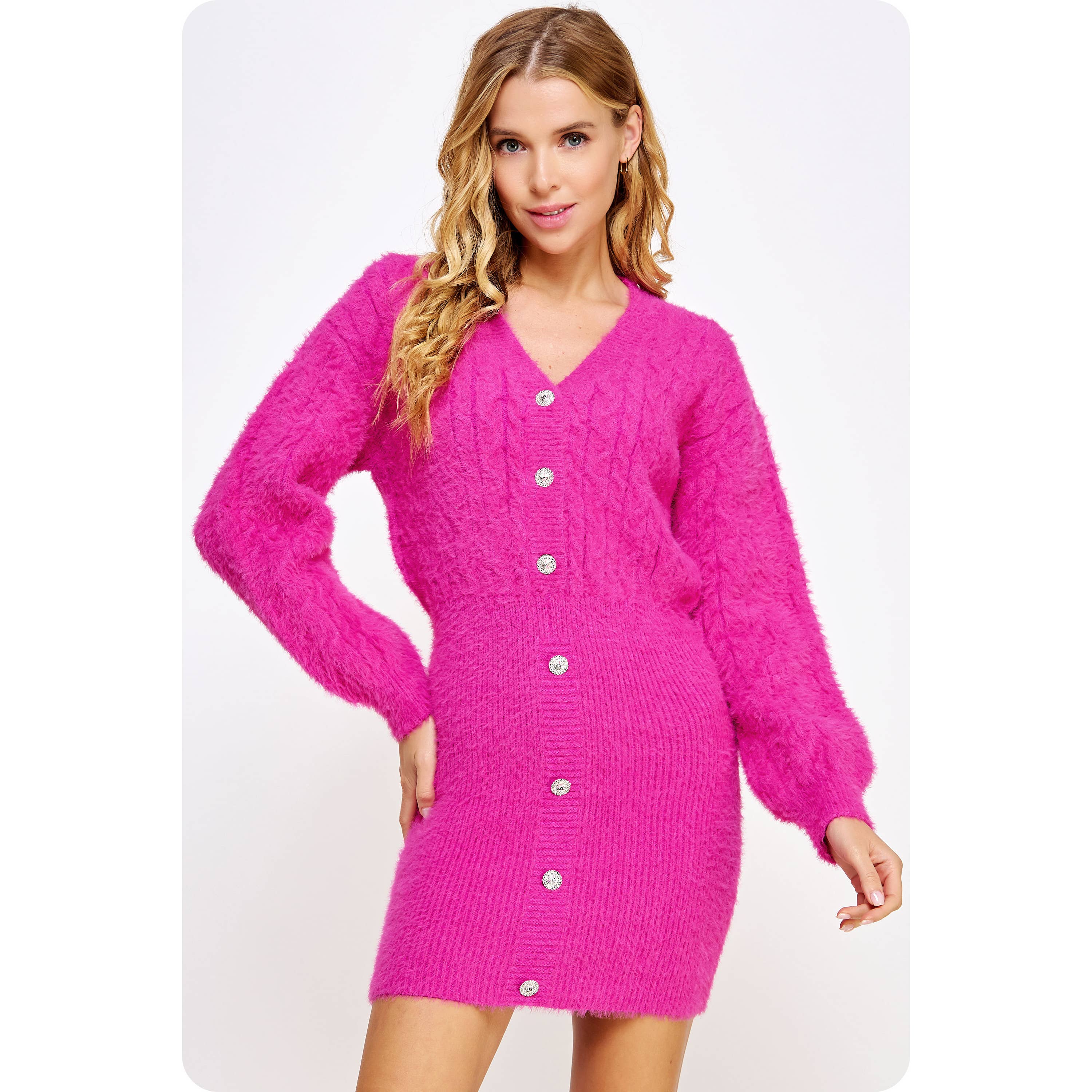 Fuchsia Luxe Dress