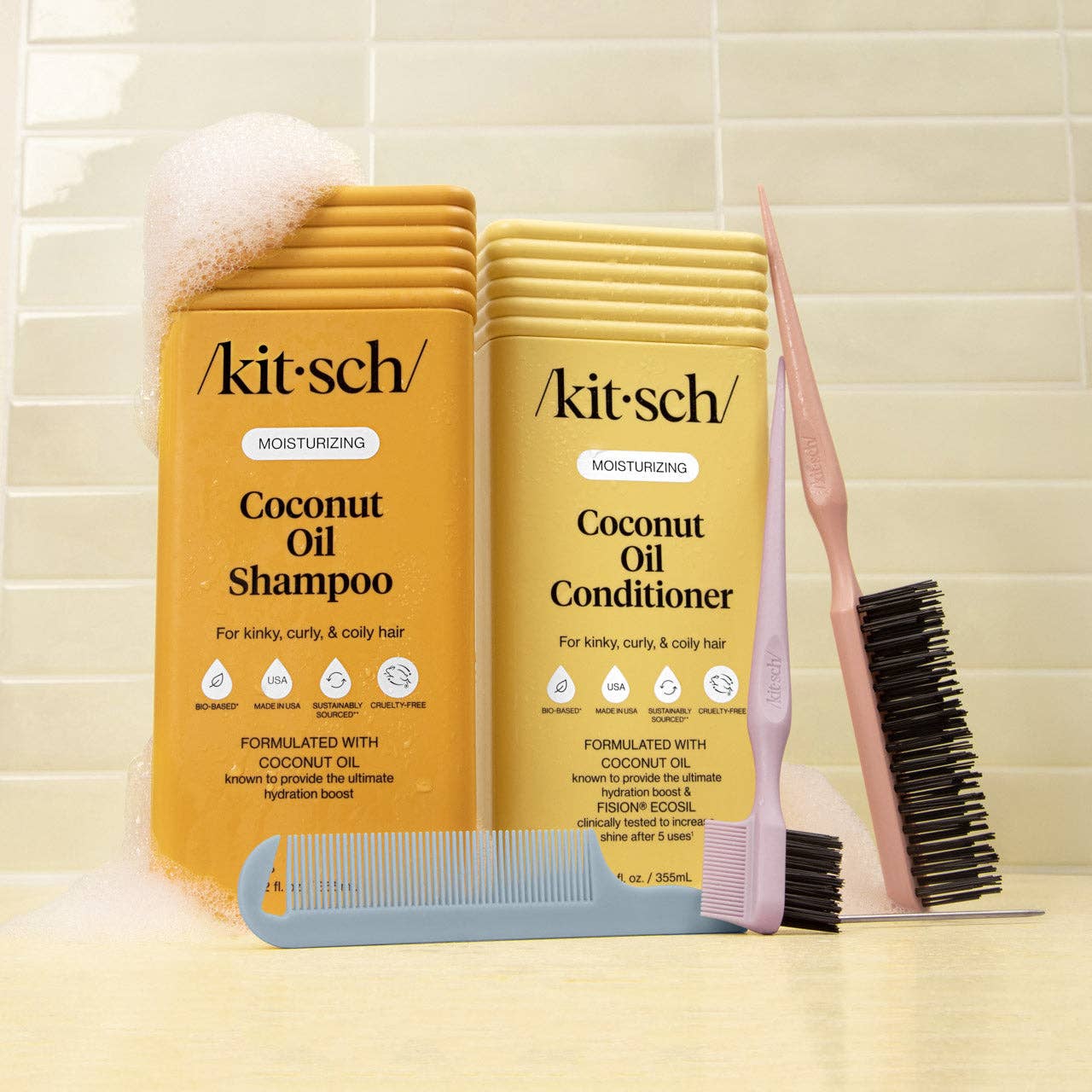 Moisturizing Coconut Oil Shampoo Conditioner Combo