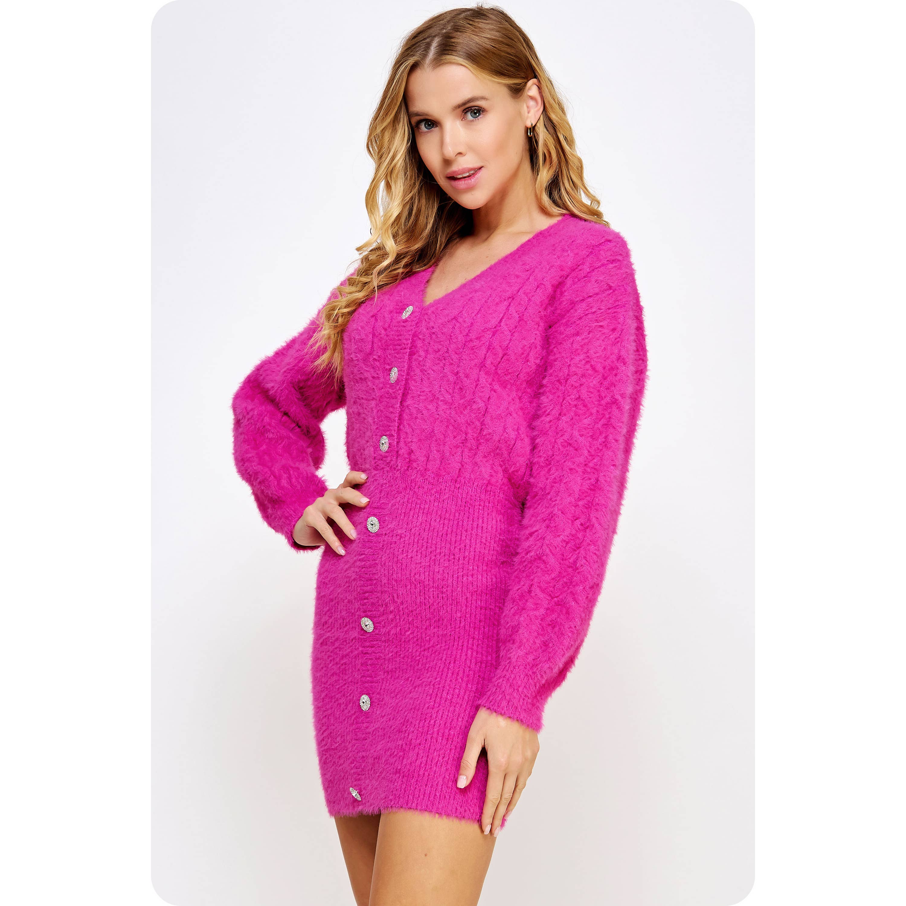 Fuchsia Luxe Dress