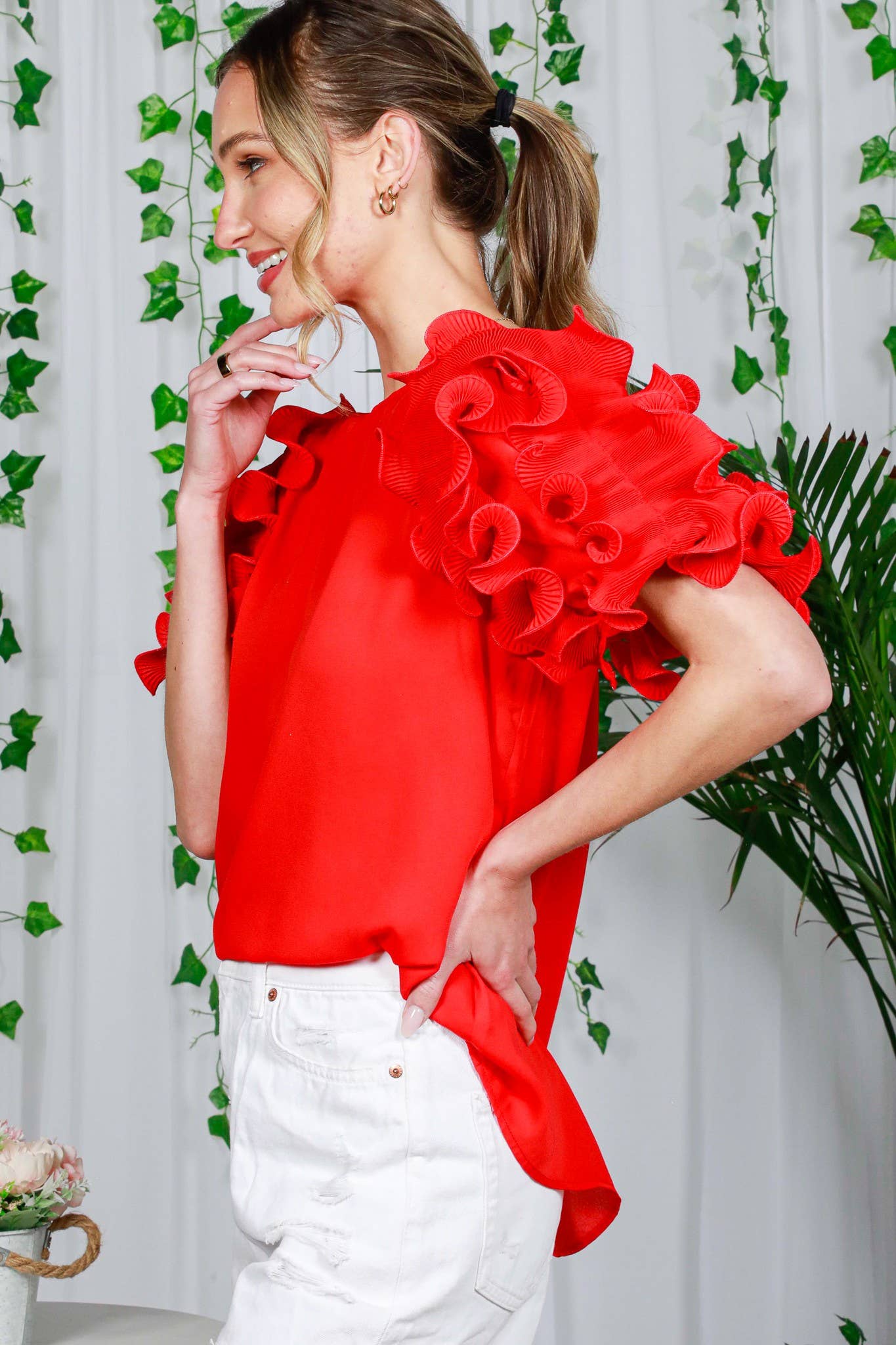 Enchanting Puff Sleeve Blouse