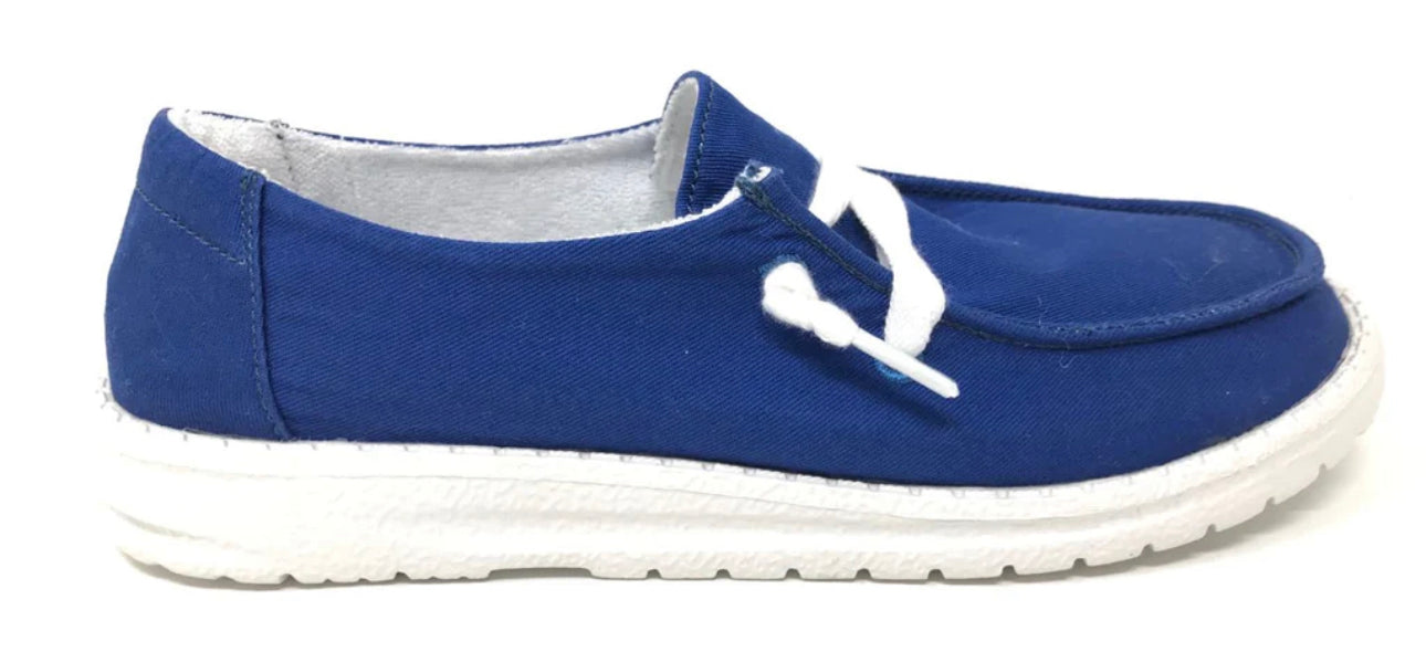 Royal Blue Game Day Slip On Shoes
