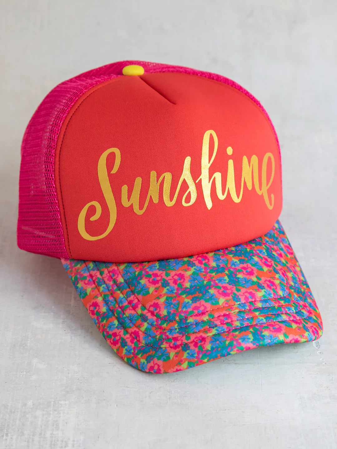 Sunshine Adjustable Trucker Hat