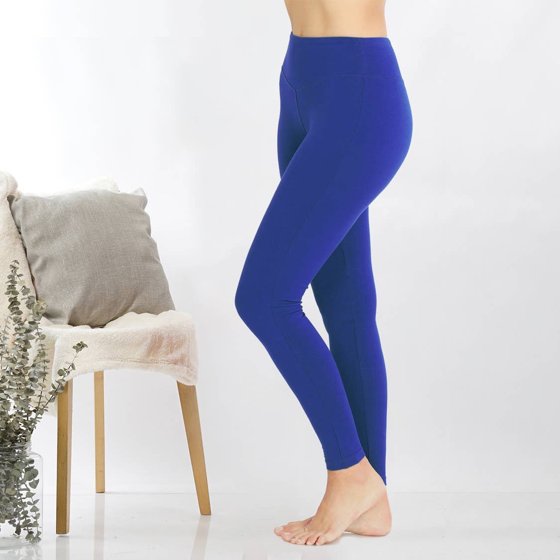 Royal Blue Tummy control shaping leggings