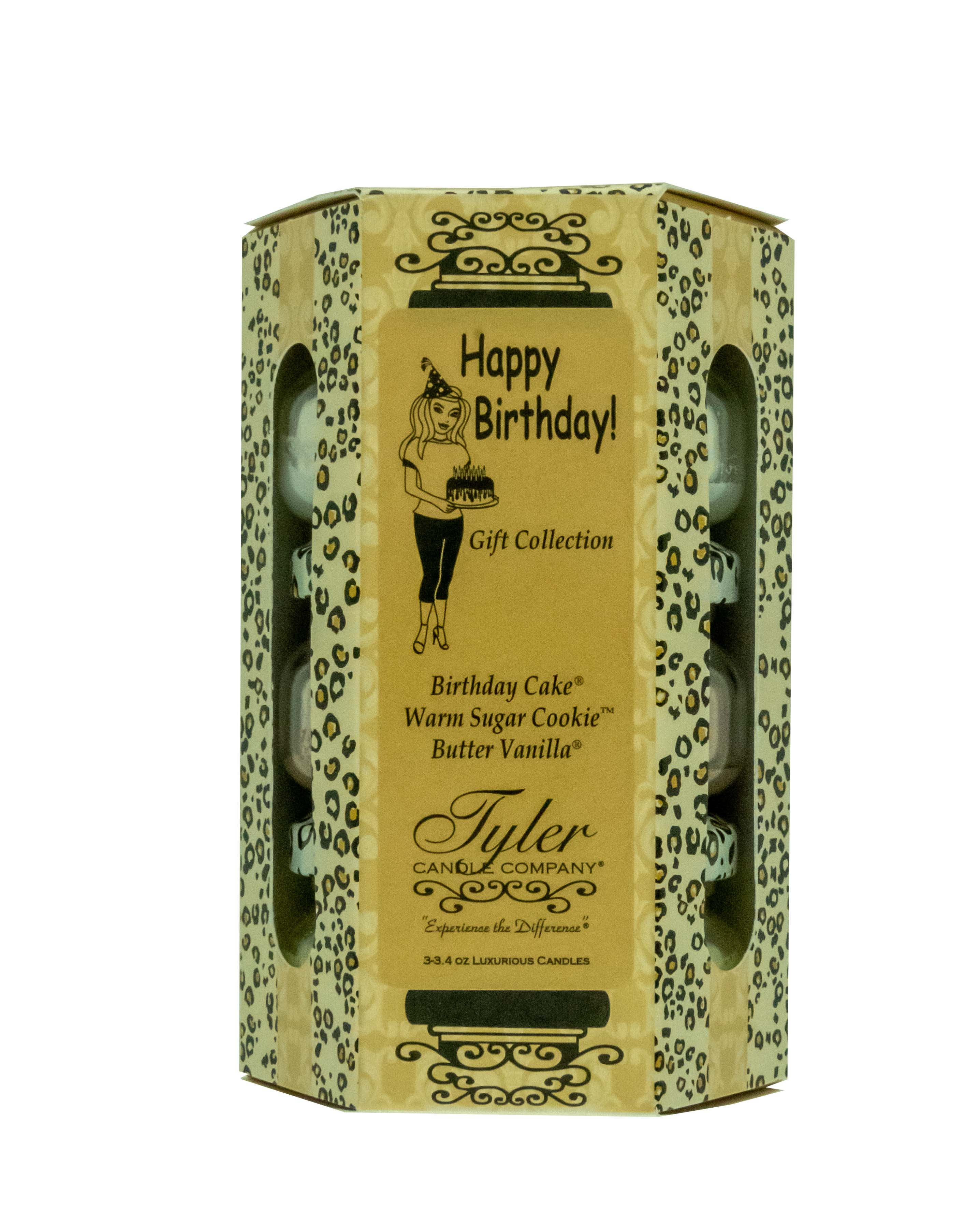 Happy Birthday Gift Set Assorted Tyler Candles
