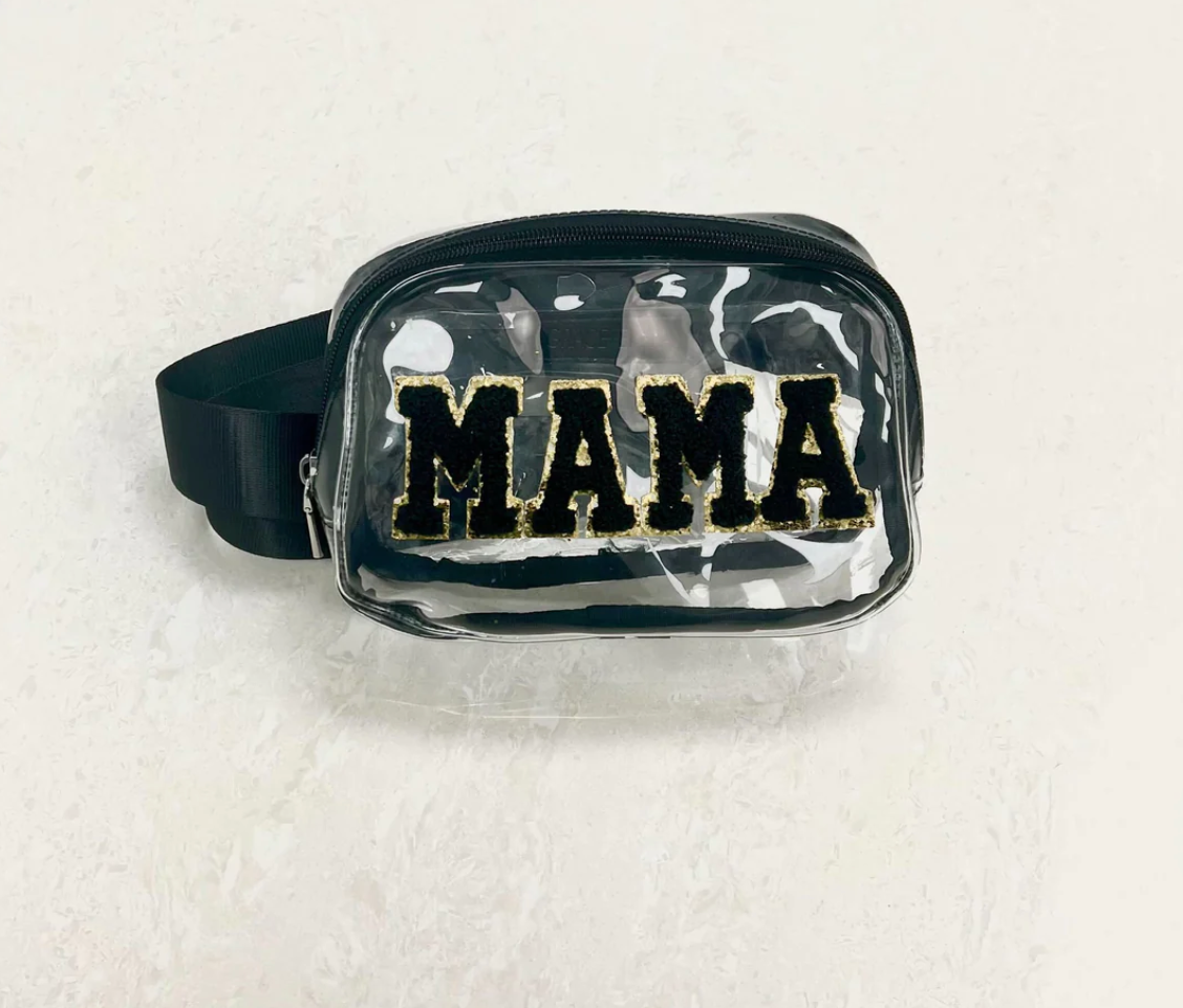 The Clear Chenille Mama Belt Bag