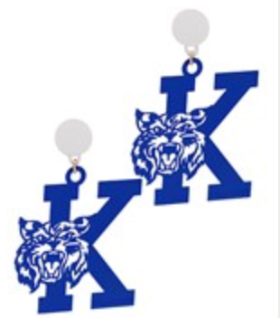 Kentucky Wildcat Earrings