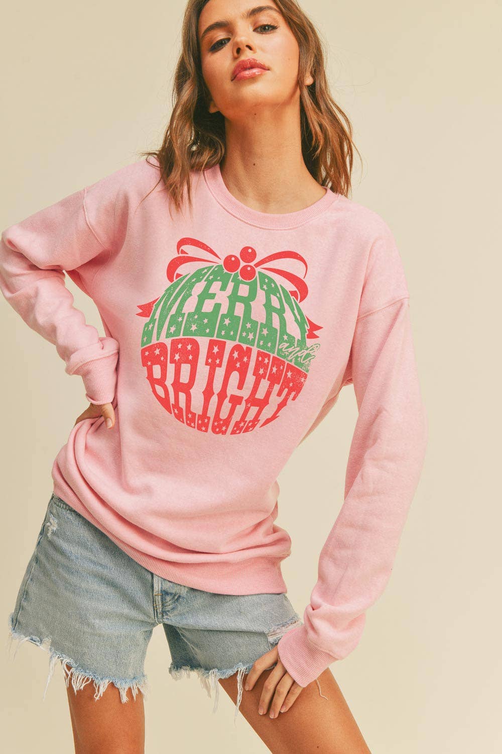 Merry and Bright Christmas Sweatshirts