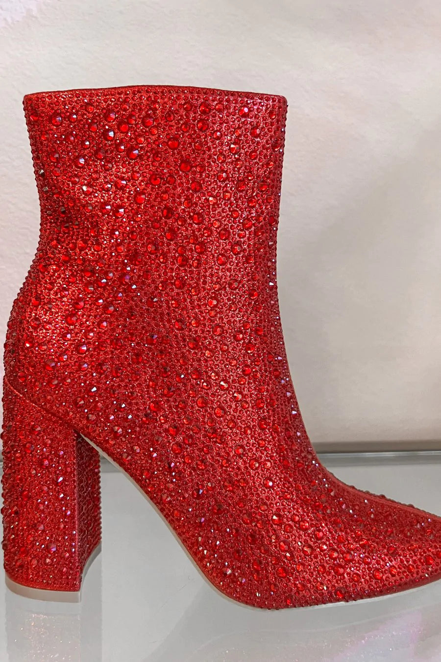 Dripping In Rhinestones Red or Black