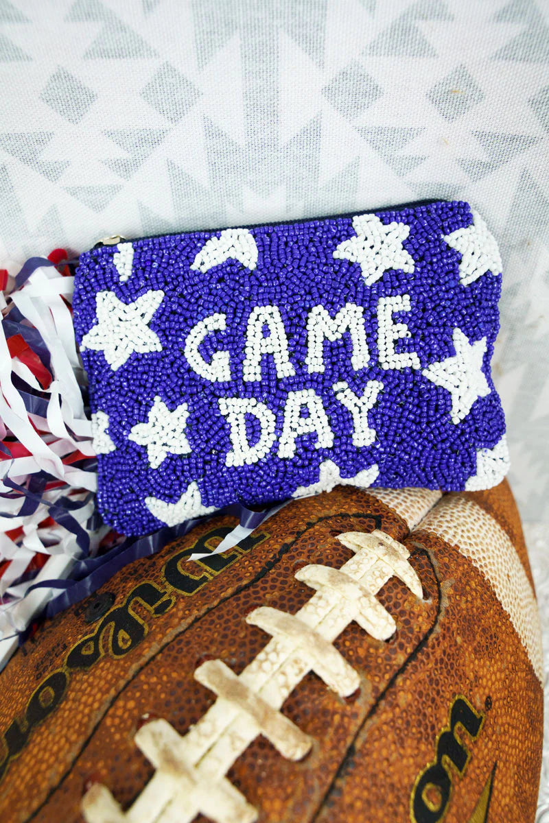 BIG BLUE Clear Gameday Stadium Approved Bag With Game Day Wallet